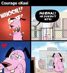 Courage The Cowardly Dog comic strip