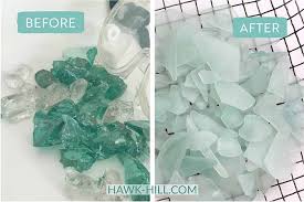All what you need to perform this kind of art is to bring a table with a glass on it and a light under the table to illuminate the table. 4 Easy Steps To Make Your Own Sea Glass Hawk Hill