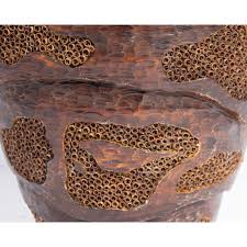 Lloyd Cheney Signed 2007 Sculptural Wooden Vase | Chairish