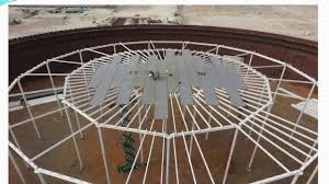 Tank bunds foundations/ring beams welding procedures floor plate layout strake layout roof construction roof lift nozzle installation surface. Tank Construction Api 650 In Hd Youtube