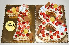 Le Torte Decorate Di Cetty G 18 Compleanno Cream Tart Torte Con Numero Torte Pound Cake