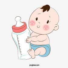 Hold The Bottle To The Baby Milk Png And Psd Ilustracao De Bebe Ilustracoes Vetoriais Mamadeira