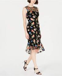 Women's sleeveless sheath dress with starburst detail. Calvin Klein Embroidered Floral Dress Cheaper Than Retail Price Buy Clothing Accessories And Lifestyle Products For Women Men