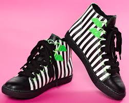Womens lady chunky high heel boots cleated sole ankle chelsea winter party shoes. Strangecvlt X Dre Ronayne Chelsea Beetleshoe High Tops High Tops Beetlejuice Cute Shoes