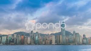 Time Lapse Hong Kong Cityscape Day To Night Pan Down Stock Footage Kong Cityscape Hong Time Cityscape Hong Kong Time