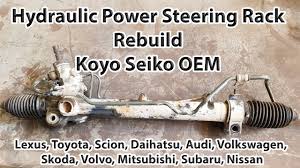 Hydraulic Power Steering Rack Rebuild Koyo Oem Youtube