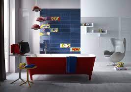 Shop our wide selection of bathroom wall art. Tiles Inspired By The Pop Art Of Roy Lichtenstein Design Milk
