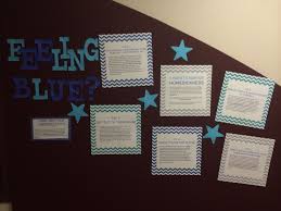 Feeling Blue 5 Tips For Homesickness Freshman Residence Hall Bulletin Board Suny College At Brockport Paper Snowflake Template Ra Ideas Ra Bulletin Boards