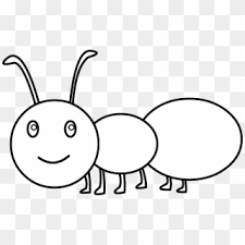 Coloring page with educational implication is a real treasure for parents: Cute Ant Coloring Page Hd Photo Clipart Gambar Ant Clipart Black And White Png Transparent Png 4432x2688 180058 Pngfind