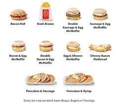 Mcdonald S Reopens 280 More Restaurants To Walk In Customers Bacon Roll Sausage And Egg Mcmuffin Cheesy Bacon