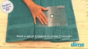 Napkins, towels, shirt cuffs, left chest and more. Perfect Placement Kit