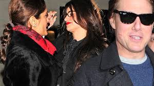 If you like tom cruise and penelope cruz, you may also like: Tom Cruise Meets Ex Flame Penelope Cruz Salma Hayek For Dinner Leaves With A Lipstick Stain On His Cheek