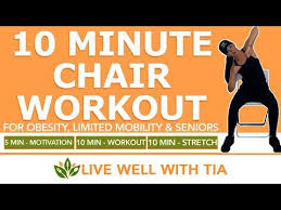 10 Minute Chair Workout For Obesity And Limited Mobility Seated Exercises For Seniors Youtube In 2020 Body Workout At Home Chair Exercises Seated Exercises