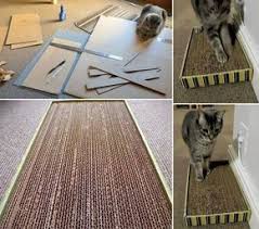Homemade Cardboard Cat Scratcher En 2020 Avec Images Grattoir Pour Chat Bricolage Pour Chat Griffoir Chat
