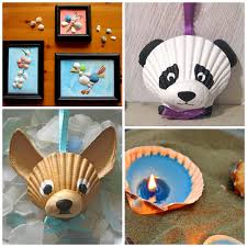Easy diy seashell christmas ornaments. Adorable Seashell Craft Ideas For Kids Crafty Morning