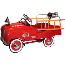 Texaco Fire Chief Stamped Steel Pedal Ride On Car Walmart Com Walmart Com