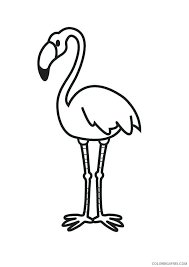 The bird acquires this color when it eats algae and crayfish. Flamingos Coloring Pages Animal Printable Sheets Printable Flamingo 2021 2158 Coloring4free Coloring4free Com