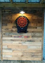Pallet Wall Dartboard Backdrop Use Salvaged Materials And Make A Great Feature Wall Dartboard Surround Dart Board Wall Dart Board Backboard