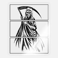 Check out our grim reaper hoodie selection for the very best in unique or custom,. Grim Reaper Nu Goth Grunge Aesthetic Halloween Sticker Spreadshirt