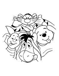 Get inspired by our community of talented artists. Pooh Piglet Eeyore Funny Faces Disney Coloring Sheets Cartoon Coloring Pages Disney Colors