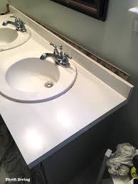 After replacing that bulb, there is now no power to. How To Remove An Old Bathroom Vanity Thrift Diving Blog