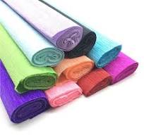 Papel crepom colorido feito à mão, papel artesanal, flores, papel de  embrulho, goffer para festa de aniversário