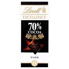 Get quality dark chocolate at tesco. Lindt Excellence Dark 70 Cocoa Chocolate Bar 100g Tesco Groceries