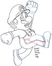 How To Draw Mario From Nintendo Super Mario Bros Drawing Tutorial How To Draw Step By Step Drawing Tutorials How To Draw Mario Super Mario Art Drawing Tutorial