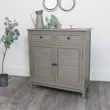 The classic black on the contemporary furniture will surely compliment any 2 drawer storage unit. Wooden Storage Cupboard Hornsea Range