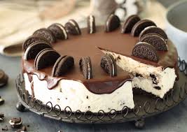 עוגת גבינה ואוראו Cheesecake Oreo Sans Cuisson Cheesecake Oreo Recette Cheesecake Oreo
