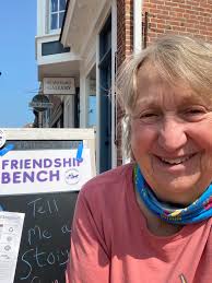 Come say hi at the friendship bench! Great place to live