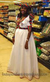 Buy cheap fashion dresses and online shopping women clothing at tbdress help people to save much. A Ravishing Herero Woman Is In The Spar Supermarket Opuwo In Namibia
