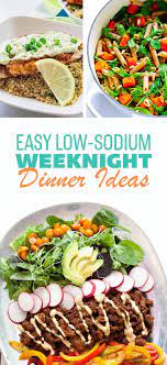 10 Easy Dinners That Aren T Overloaded With Salt Heart Healthy Recipes Low Sodium Low Sodium Dinner Dash Diet Recipes