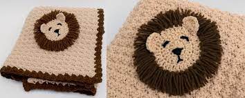 Baby blankets knitted soft newborn swaddle wrap animal elephant toddler boys girls throws quilt kid 3d animal bear elephant lion rabbit knit baby blankets newborn woolen baby swaddle. Lion Crocheted Baby Blanket Free Crochet Pattern The Crochet Space