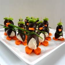 St Patrick Olive Penguin Recipe Turkey Veggie Tray Food Food Decoration