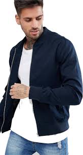 Be Bakchod Navy Blue Plain Bomber For Men Stylish Bomber Jacket For Boys Zipper Jacket For Men Zipper Hoodie Jacket For Men Winterwear Clothing And Accesso Stylish Bomber Jacket Navy