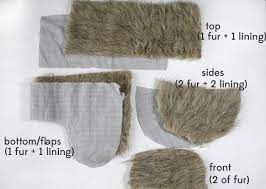 Faux Fur Trapper Hat Free Pattern See Kate Sew Fur Hat Pattern Fur Mittens Pattern Trapper Hat Pattern