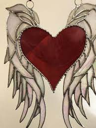 Winged Heart Etsy In 2020 Wings Felt Hearts Angels Among Us