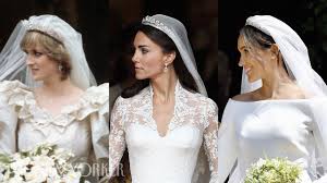Kate middleton wears alexander mcqueen at her wedding to prince william. Royal Weddings Then And Now Princess Diana Kate Middleton And Meghan Markle The New Yorker Youtube