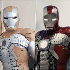 I tried replicating iron man mark 85 and mark. Back Again With Another Cardboard Iron Man Build This Time We Re Going Old School Ig Kryrocreations Marvelstudios