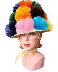 🌸UPDATE SOLD IMMEDIATELY 🌸 Early 1960's raffia flower hat reminiscent of  Doris Day! What's even cooler is that this hat belonged to Ernestine Wolfe  (1921-1996) of famed Wolfe Nursery! $80 #vintagehats #vintagehatsforsale #