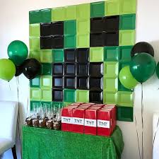 Check spelling or type a new query. Minecraft Themed 5th Birthday Party With Printables Fab Everyday Minecraft Party Decorations Minecraft Party Favors Minecraft Birthday