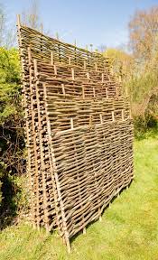 Sichtschutzelement Aus Haselnuss 120cm X 180cm Papillon 76 99 Rustic Garden Fence Privacy Screen Outdoor Garden Fence