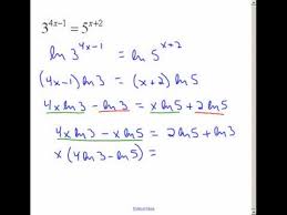 How do you get rid of an exponent on a variable? Solving Expontential Equations With The Variable In The Exponent Youtube