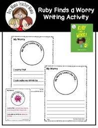 After Reading Ruby Finds A Worry By Tom Percival Students Write About Their Own Beginning Of The Yea Writing Activities Social Emotional Learning No Worries