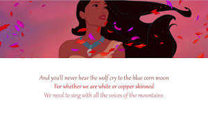 Pocahontas Colors Of The Wind Eng Lyrics Youtube