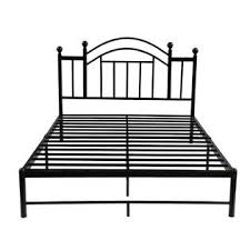 Mellow metal platform bed frame w/heavy duty steel slat foundation, full, grey. Greenhome123 Black Metal Platform Bed Frame With Headboard In Twin Full Or Queen Size