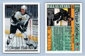 Derian Hatcher - Stars #197 Topps 1995-96 Ice Hockey Trading Card
