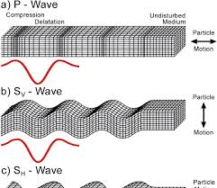 You can get an idea of how these waves travel by picturing a slinky (or better yet. Do Seismic Waves Travel In Uniform Velocities Quora