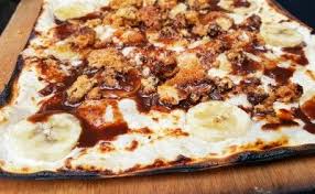 Recette Tarte Flambee Choco Banane Speculoos Supertoinette Recette Recette Tarte Flambee Recette Cookies Facile Recette Tarte
